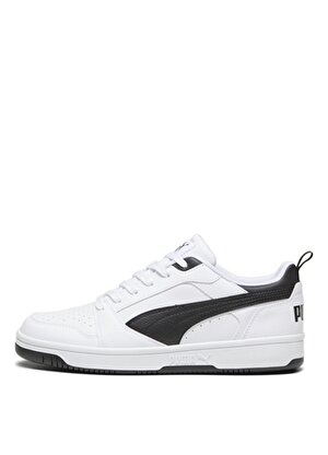 Puma 39232802 Rebound v6 Low Beyaz - Siyah Erkek Lifestyle Ayakkabı   
