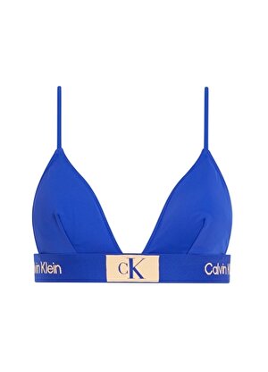 Calvin Klein Saks Kadın Bikini Üst FIXED TRIANGLE-RP KW0KW02451C7N
