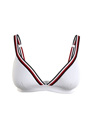 Tommy Hilfiger Beyaz Kadın Bikini Üst TRIANGLE RP, YCF UW0UW05290YCF