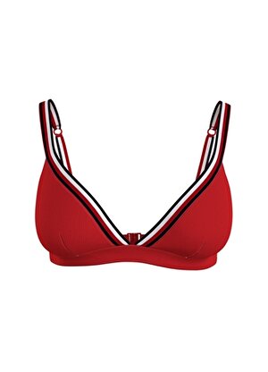 Tommy Hilfiger Kırmızı Kadın Bikini Üst TRIANGLE RP, XLG UW0UW05290XLG