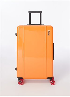 Floyd Turuncu Unisex 45x70x25 cm Çekçekli Sert Valiz Check In - Hot Orange 