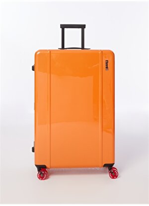 Floyd Turuncu Unisex 50,5x78x29 cm Çekçekli Sert Valiz Trunk - Hot Orange 