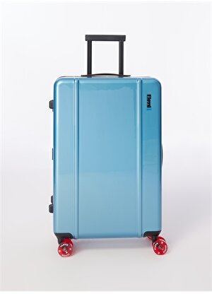 Floyd Mavi Unisex 45x70x25 cm Çekçekli Sert Valiz Check In - Pacific Blue 