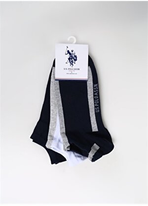 U.S. Polo Assn. Lacivert Erkek Çorap 3'LU PAKET