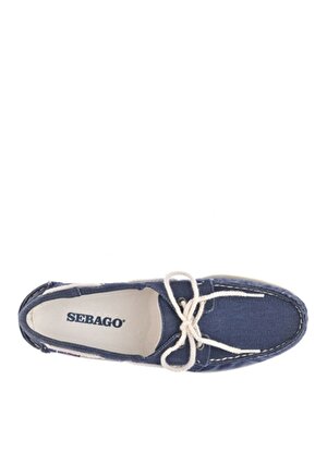 Sebago Lacivert Erkek Günlük Ayakkabı SEBAGO PORTLAND WASHED CANVAS  