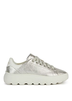 Geox Beyaz - Gümüş Kadın Sneaker D SPHERICA EC4.1 C  