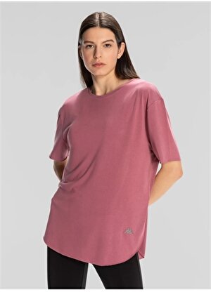 Kappa Kırmızı Kadın Yuvarlak Yaka Normal Kalıp T-Shirt 321Z1CWCM4 ELSIE TSHIRT 