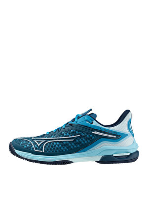 Mizuno Mavi Erkek Tenis Ayakkabısı 61GA247027-Wave Exceed Tour 6 Ac   