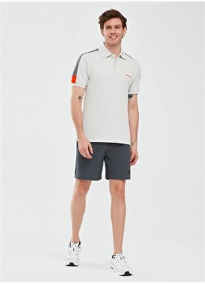 Skechers Gri Erkek Polo Yaka Normal Kalıp Polo T-Shirt S221047-035 Polo Shirt M Short Slee 