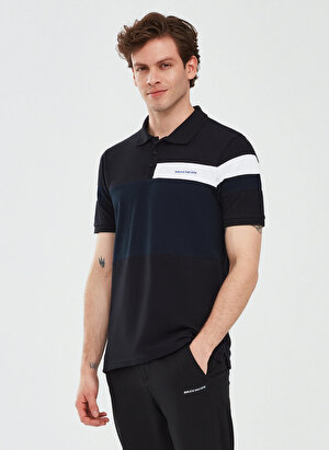 Skechers Siyah Erkek Polo Yaka Normal Kalıp Polo T-Shirt S241196-001 Polo Shirt M Short Slee 