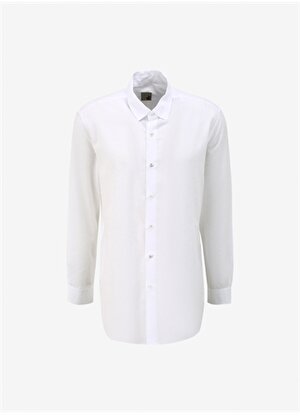 Gmg Fırenze Regular Fit Gömlek Yaka Beyaz Erkek Gömlek ZR24MSS02252