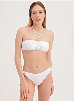Zeki Beyaz Kadın Bikini Üst BU.4702-24