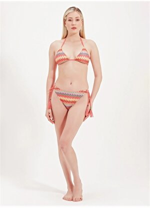 Zeki Çok Renkli Kadın Bikini Üst BU.4750-24