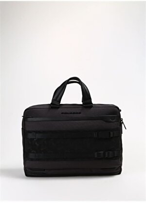Piquadro Deri + Tekstil Siyah Erkek Laptop Çantası CA6025FX