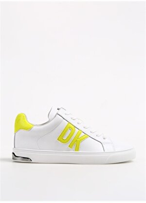 Dkny Beyaz - Sarı Kadın Sneaker ABENI - LACE UP SNEAKER