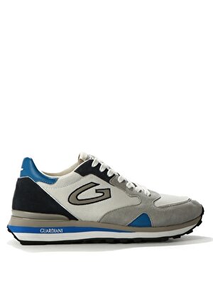 Alberto Guardiani Beyaz - Mavi - Gri Erkek Sneaker WEN 3163 LOW M   
