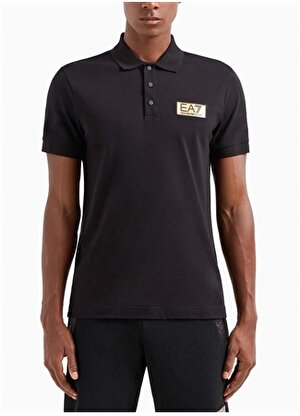 EA7 Siyah Erkek Polo T-Shirt 3DPF02PJ5AZ