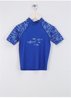 Slipstop Baskılı Koyu Mavi Erkek T-Shirt ST2432000010