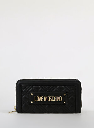 Love Moschino Siyah Kadın 2,5x19x10 cm CüzdanJC5600PP1ILA0000