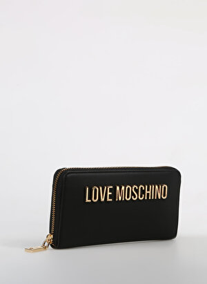 Love Moschino Siyah Kadın 2,5x19x10 cm Cüzdan JC5611PP1IKD0000 