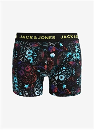 Jack & Jones Siyah Erkek Boxer 12262236_JACBLUE SKULL TRUNK TRY