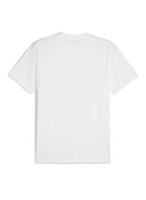 Puma Beyaz Erkek Yuvarlak Yaka Normal Kalıp T-Shirt 52510802 MEN S GRAPHIC RUN EMBLEM T 