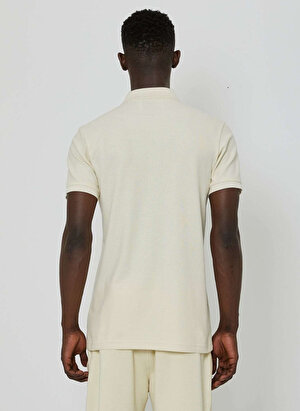 John Richmond Kırık Beyaz Erkek Polo T-Shirt UMP24010PO