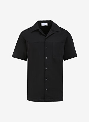 John Richmond Normal Gömlek Yaka Siyah Erkek Gömlek UMP24066CA