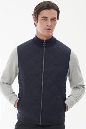 Barbour Essential Box Quilt Gilet Yelek NY91 Navy