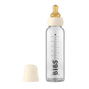 BIBS Baby Bottle Complete Set Biberon 225 ml - Ivory