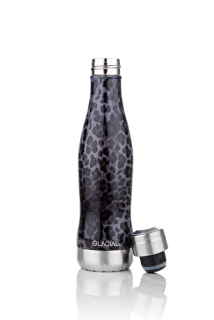 Glacial 400ml Matara Siyah Leopar Desenli