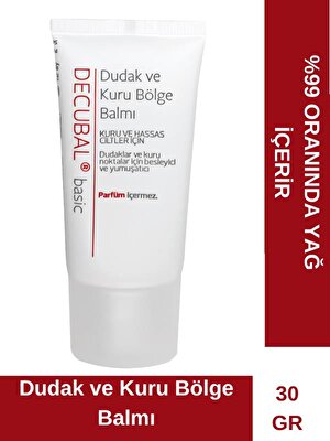 Decubal Dudak ve Kuru Bölge Balmı 30 ml