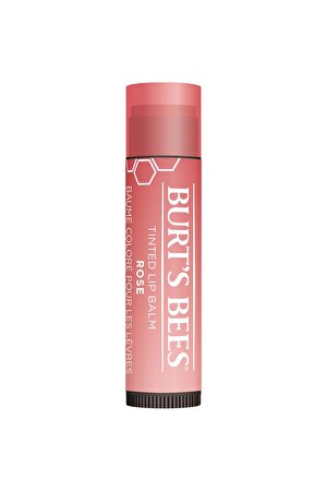 Burts Bees %100 Doğal ve Renkli Dudak Bakımı Kırmızı - Tinted Lip Balm Rose 4,25 g