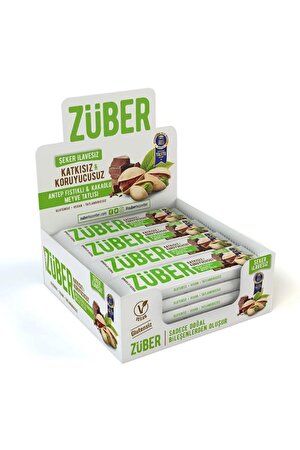 Züber Antep Fıstıklı ve Kakaolu Meyve Tatlısı - 12 Adet x 40Gr