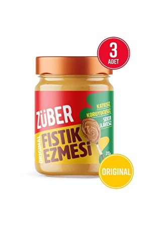 Original Fıstık Ezmesi 315 gr X 3 Adet