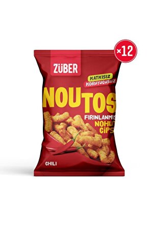 Noutos Fırınlanmış Nohut Cipsi Chili 55g X 12 Paket