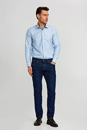 Bisse PNJ 24107 5 CEP  DENIM PANT. Lacivert PNJ24Y24107_D39