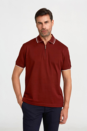 Bisse Polo Yaka T-Shirt Bakır TS24Y24103_D63