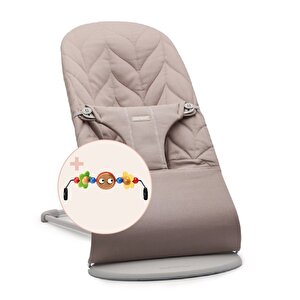 BabyBjörn Bliss Ana Kucağı Petal Cotton Oyuncaklı / Sand Grey