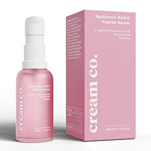 Cream Co. Hyaluronic Acid and Peptide Serum 30 ml