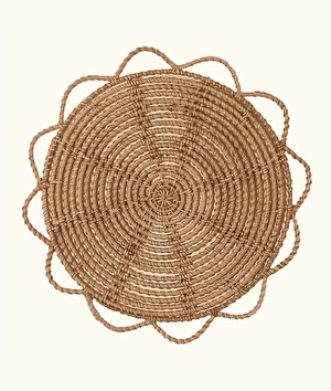 Meander Dekoratif Rattan Duvar Dekoru Supla 40cm 8984