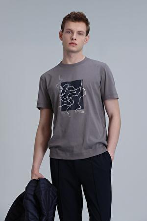 Nally Modern Grafik T- Shirt Vizon