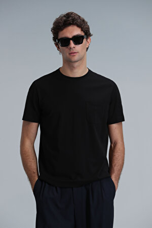 Felıx Modern Grafik T- Shirt Siyah