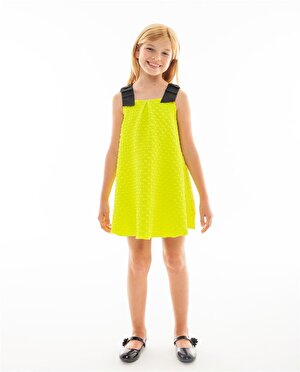 Lia Lea Kız Çocuk Lime Elbise