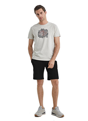 Erkek T-Shirt 40453 - Bej