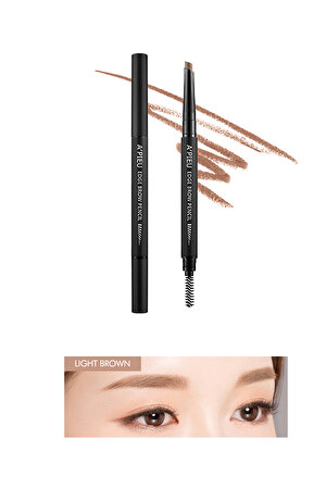 Kolay Uygulanabilen Uzun Süre Kalıcı Kaş Kalemi A'PIEU Edge Brow Pencil (Light Brown)