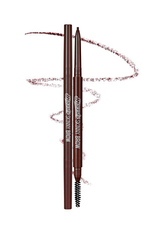 Ultra İnce Uçlu, Doğal Görünüm Veren Kaş Kalemi Peripera Speedy Skinny Brow (4 Red Brown)