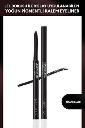 Pürüzsüz Uygulama Sunan Jel  Dokuda Kalem Eyeliner