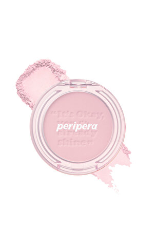 Pastel Tonlarda Sebum Dengeleyici Toz Allık Peripera Pure Blushed Sunshine Cheek (06 Morning Blush)