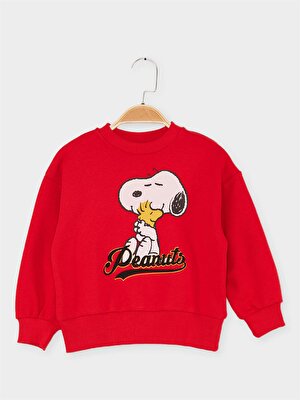 Snoopy Lisanslı Çocuk Sweattshirt 21624